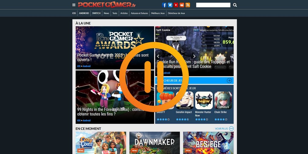 Pocket Gamer France se met en pause